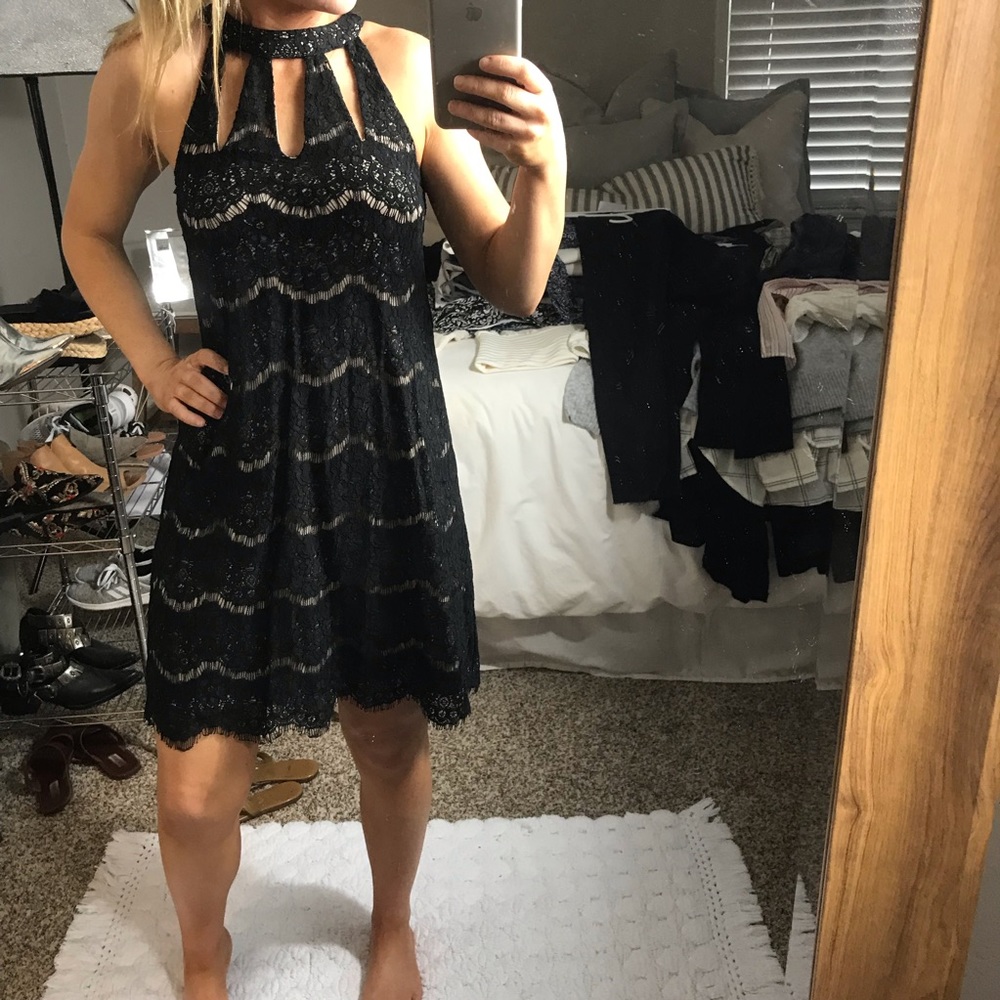 Black Lace dress size XS
